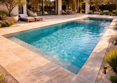 construction piscine sur mesure villa var terrasse moderne