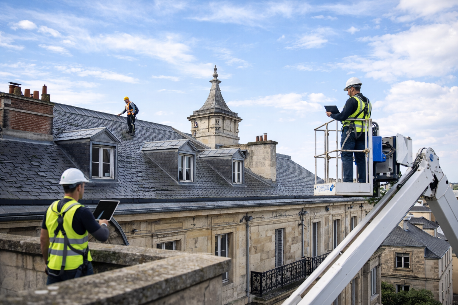 Maintenance patrimoniale d’immeuble à Toulon avec inspection toiture et façade